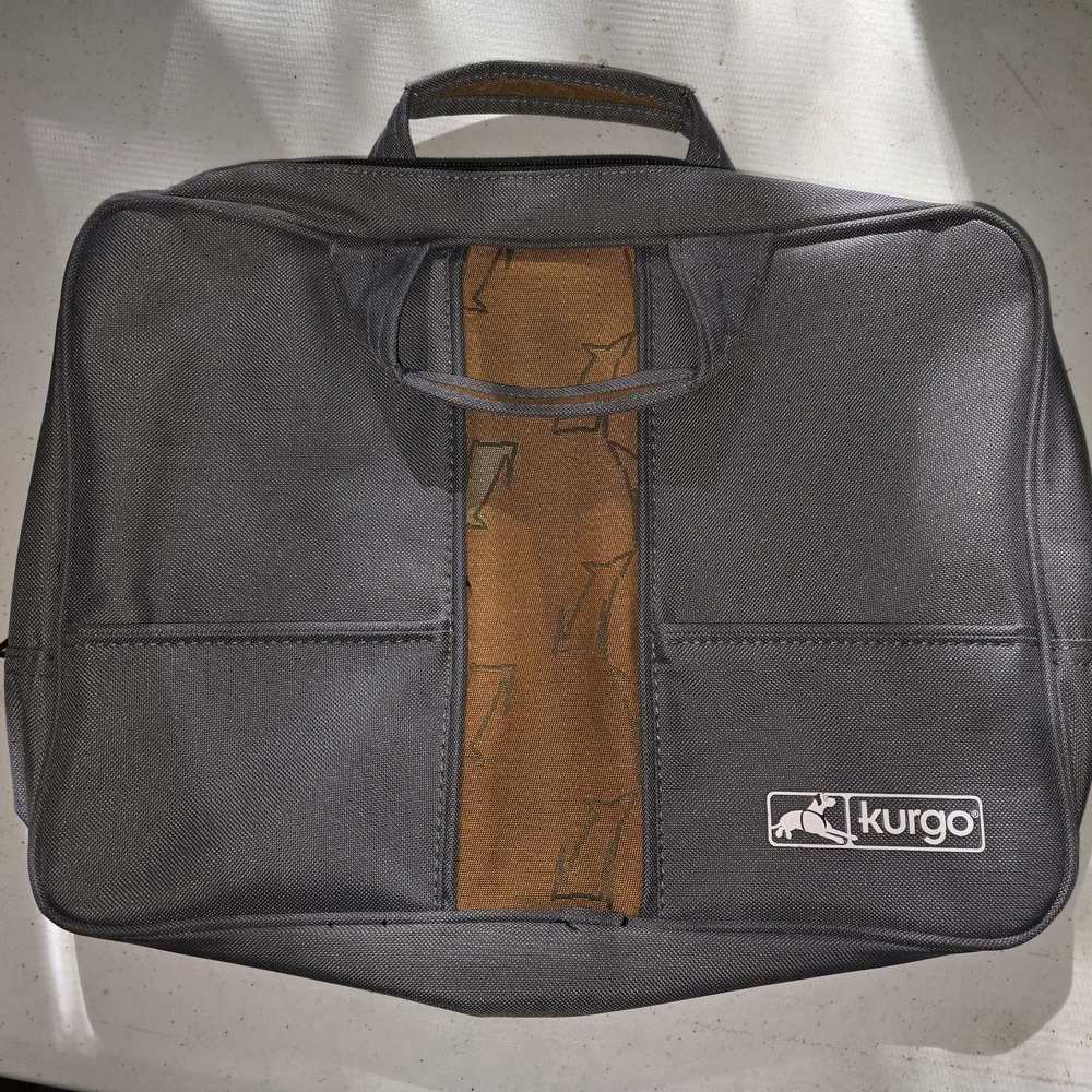 Kurgo Black and Tan Duffel Bag